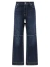 Jean Paul Gaultier Denim Trousers With Belt Loops In Blue