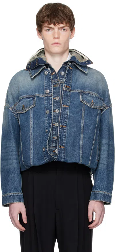 Jean Paul Gaultier Blue 'the Double' Denim Jacket