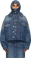 Jean Paul Gaultier Blue 'the Double' Denim Jacket