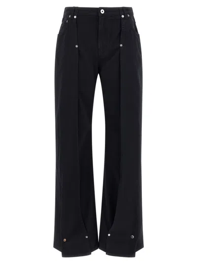 JEAN PAUL GAULTIER BLUE THE SNAP-BUTTON DENIM JEANS