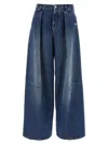 Jean Paul Gaultier Denim Jean With Foam Detail On The Back