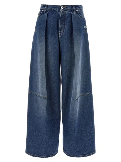 JEAN PAUL GAULTIER BLUE WIDE JEANS