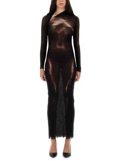 JEAN PAUL GAULTIER JEAN PAUL GAULTIER "BODY DUST" PRINT DRESS