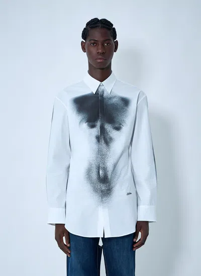 Jean Paul Gaultier Body Dust Shirt In White