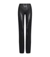 Jean Paul Gaultier Body Dust Straight Trousers In Black