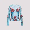 Jean Paul Gaultier Long-sleeved T-shirt In Blue