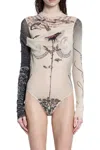 Jean Paul Gaultier Bodysuits In Neutral