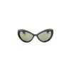 Jean Paul Gaultier Cat-eye Frame Sunglasses In Black