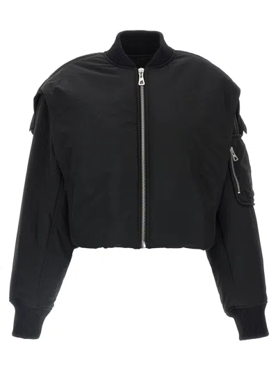 Jean Paul Gaultier Bomber Jacket In Black