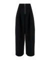 Jean Paul Gaultier Pantalone In Crepe Nero  Donna In Black