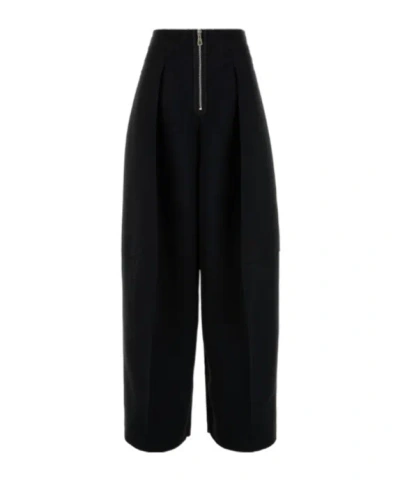 Jean Paul Gaultier Bonded Crepe Pleated Trousers