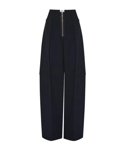 JEAN PAUL GAULTIER BONDED CREPE TROUSERS