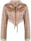 Jean Paul Gaultier Brown Knwls Edition Jacket In Brown