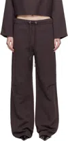 Jean Paul Gaultier Brown 'the Embossed Gaultier' Lounge Pants