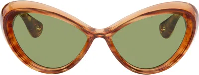 Jean Paul Gaultier Brown 'the Parisian Cat' Sunglasses