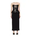 Jean Paul Gaultier Buckle-detail Leather Midi Dress