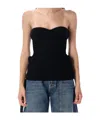 Jean Paul Gaultier Bustier Top Rib Knit