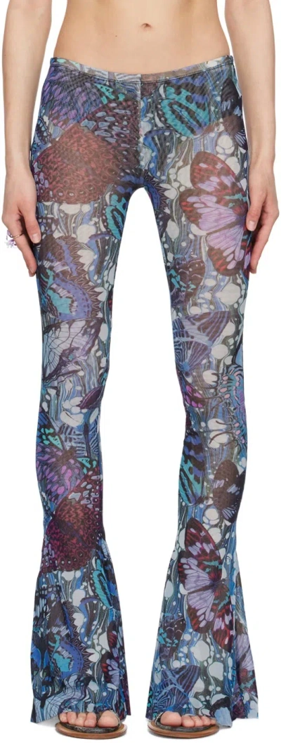 Jean Paul Gaultier Butterfly Pants In Multi