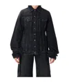 Jean Paul Gaultier Tailored Denim Outerwear Chest Pockets In Black