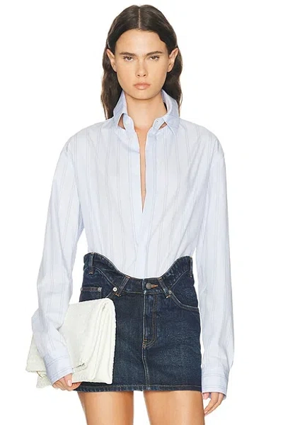 Jean Paul Gaultier Button Up Top In Multi