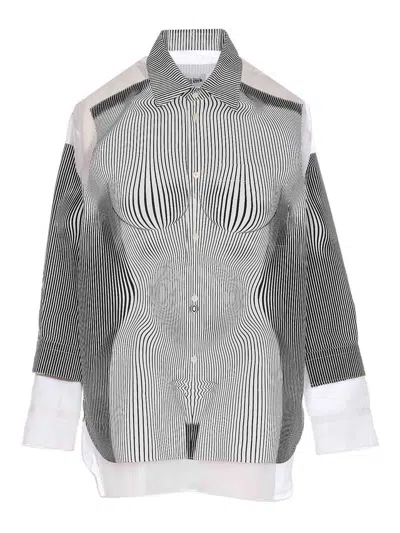 Jean Paul Gaultier Petit Grand Shirt In Black