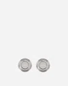 Jean Paul Gaultier Can Earrings Silver In Grey