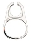 Jean Paul Gaultier Cap-motif Earrings In Silver
