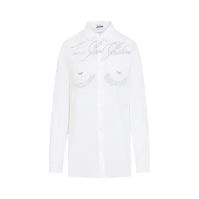 Jean Paul Gaultier Classic Button-up Shirt With Artistic Embroidery
