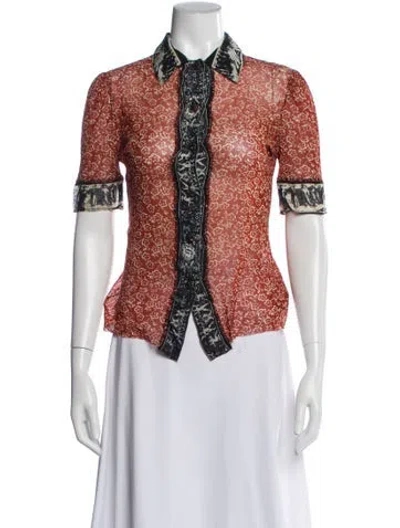 Pre-owned Jean Paul Gaultier Classique Vintage 1990's Blouse In Multi