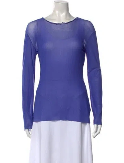Pre-owned Jean Paul Gaultier Classique Vintage 1990's Top In Blue