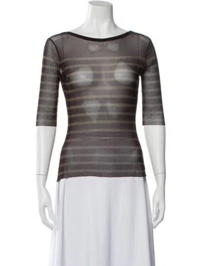 Pre-owned Jean Paul Gaultier Classique Vintage 1990's Top In Brown
