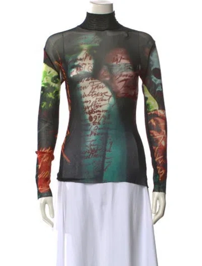 Pre-owned Jean Paul Gaultier Classique Vintage 1997 Top In Black