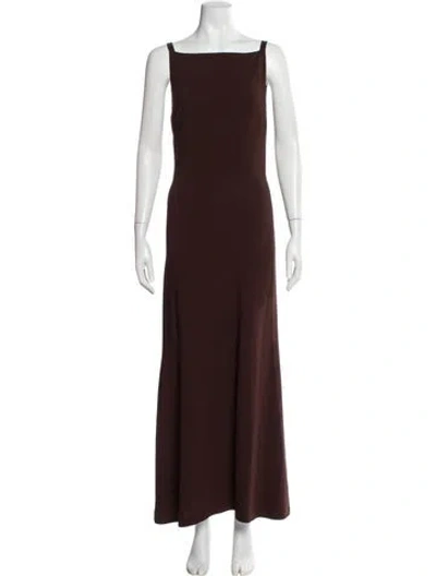 Pre-owned Jean Paul Gaultier Classique Vintage Long Dress In Brown