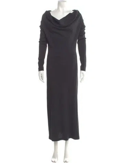 Pre-owned Jean Paul Gaultier Classique Vintage Long Dress In Gray