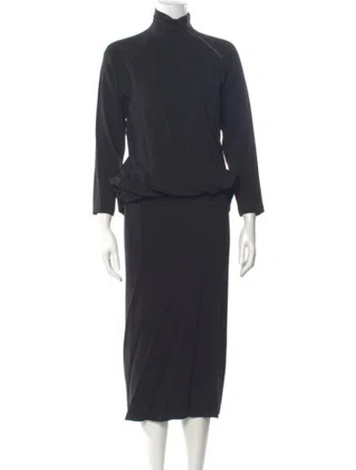 Pre-owned Jean Paul Gaultier Classique Vintage Long Dress In Gray