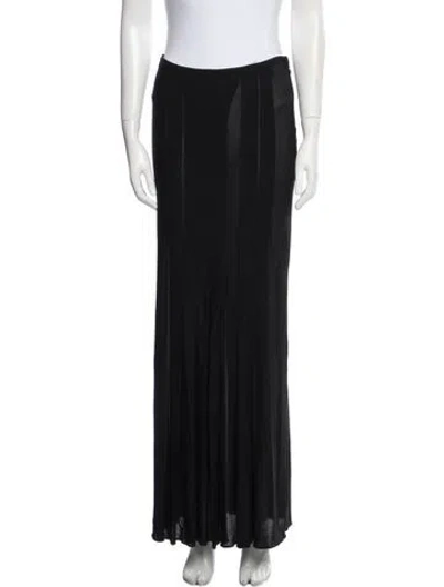 Pre-owned Jean Paul Gaultier Classique Vintage Long Skirt In Black