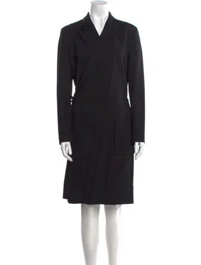 Pre-owned Jean Paul Gaultier Classique Vintage Midi Length Dress In Black