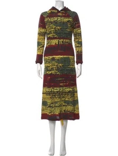 Pre-owned Jean Paul Gaultier Classique Vintage Midi Length Dress In Multi