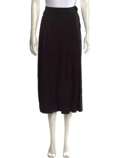 Pre-owned Jean Paul Gaultier Classique Vintage Midi Length Skirt In Black