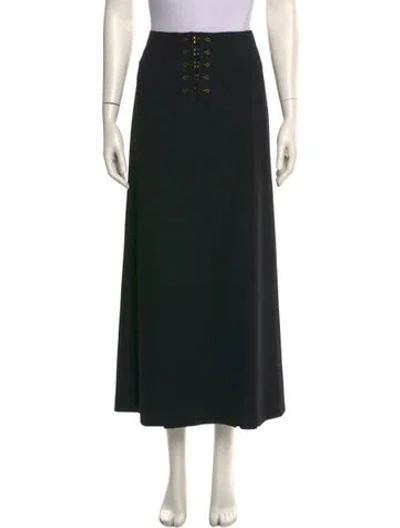 Pre-owned Jean Paul Gaultier Classique Vintage Midi Length Skirt In Black