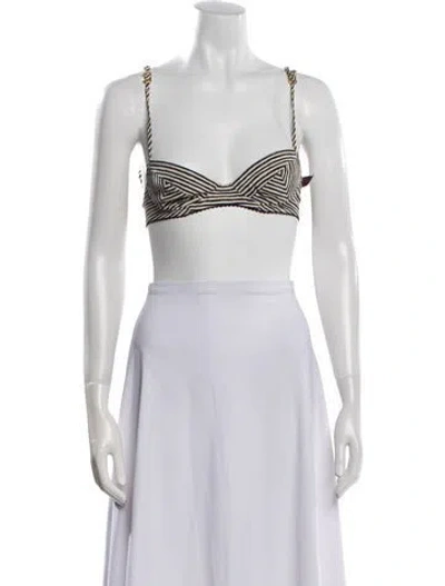 Pre-owned Jean Paul Gaultier Classique Vintage Silk Crop Top In White