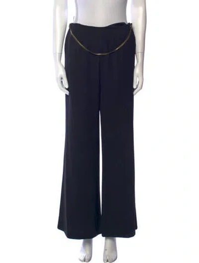Pre-owned Jean Paul Gaultier Classique Vintage Wide Leg Pants In Black