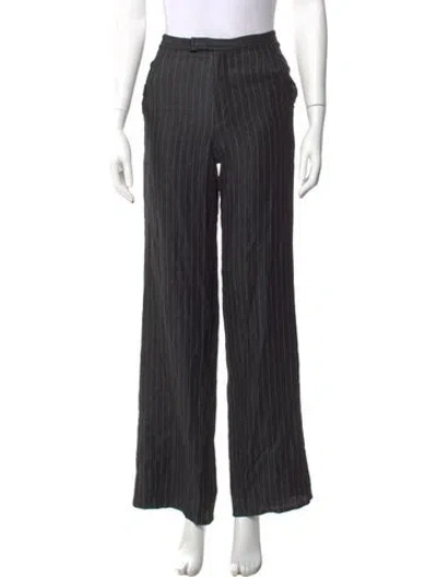 Pre-owned Jean Paul Gaultier Classique Vintage Wide Leg Pants In Black