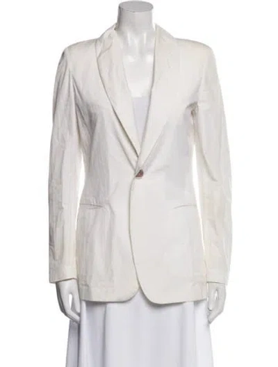 Pre-owned Jean Paul Gaultier Coat In White