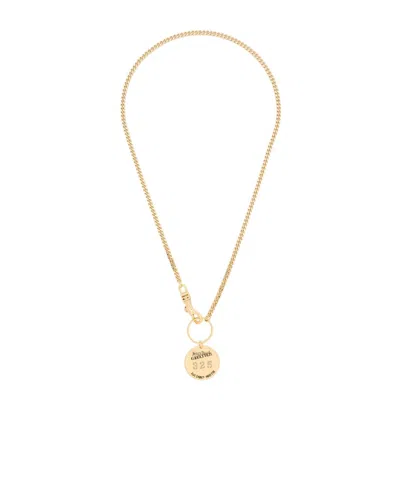Jean Paul Gaultier Coin Pendant Necklace In Gold
