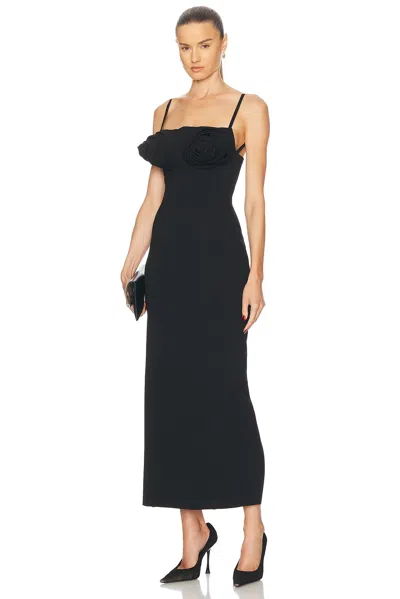 Jean Paul Gaultier Conic Cup Long Dress In Black