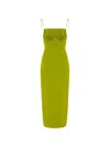 JEAN PAUL GAULTIER JEAN PAUL GAULTIER  CONICAL BRA CUP DRESS ACID GREEN