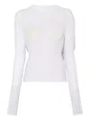 Jean Paul Gaultier White 'the Backless Conical' Top In White