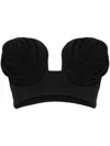 Jean Paul Gaultier Conical Cup Bra Top Black In Black