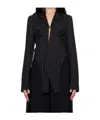Jean Paul Gaultier Tailored Fitted Blazer In Black